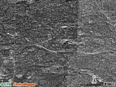 Ladue satellite photo by USGS
