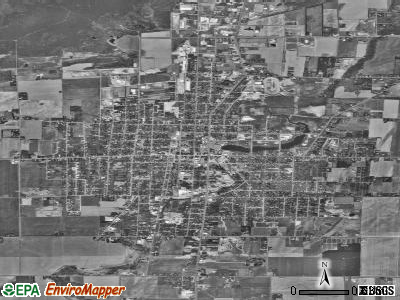 Antigo satellite photo by USGS