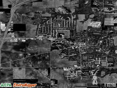 Troy satellite photo by USGS