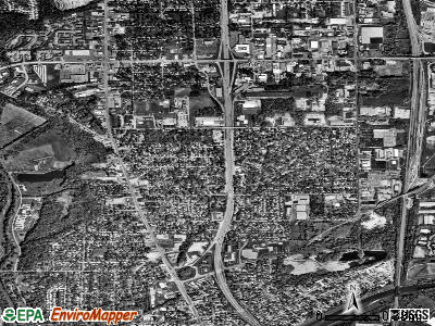 Northridge satellite photo by USGS