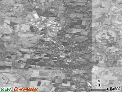 Portland satellite photo by USGS