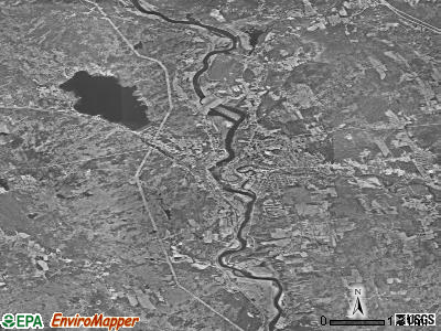 Franklin satellite photo by USGS