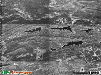Hot Springs Village satellite photo by USGS