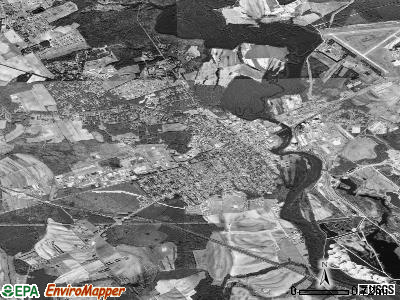 Franklin satellite photo by USGS