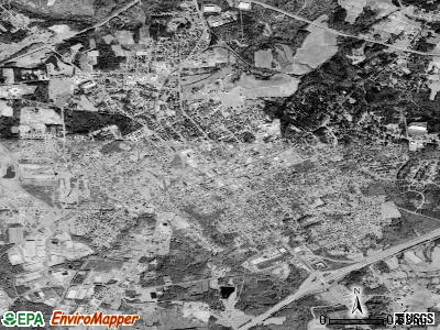 Oxford satellite photo by USGS