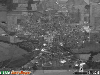 Kenton satellite photo by USGS
