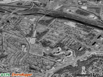 Huntington satellite photo by USGS