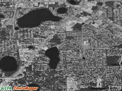 Fern Park satellite photo by USGS