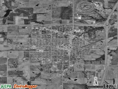 Cameron satellite photo by USGS