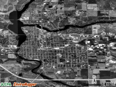 Shawano satellite photo by USGS