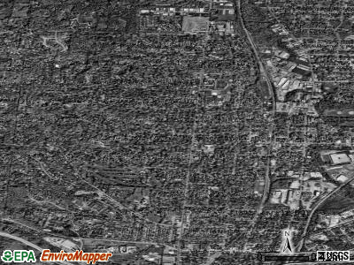 Wyoming satellite photo by USGS