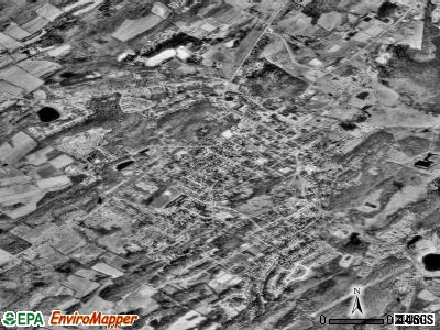 Newton satellite photo by USGS