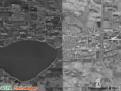 Clear Lake satellite photo by USGS