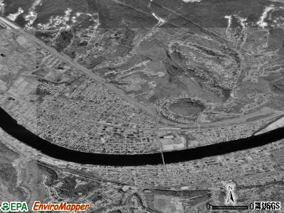 Dunbar satellite photo by USGS