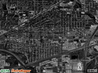 Richland Hills satellite photo by USGS