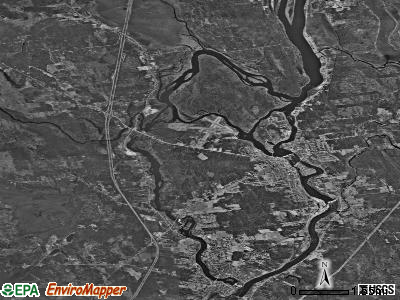 Old Town satellite photo by USGS
