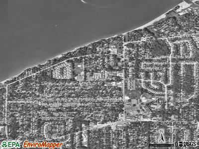 Mentor-on-the-Lake satellite photo by USGS