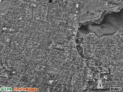 Oradell satellite photo by USGS
