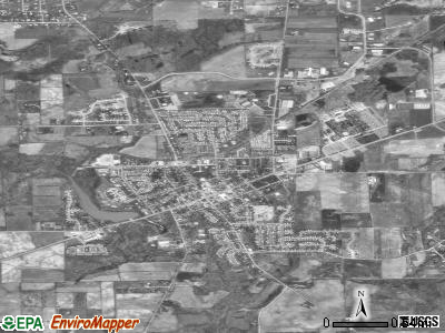 Saline satellite photo by USGS