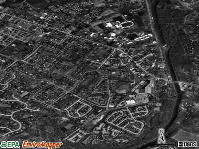 Collegeville satellite photo by USGS