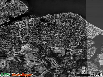 Cape St. Claire satellite photo by USGS