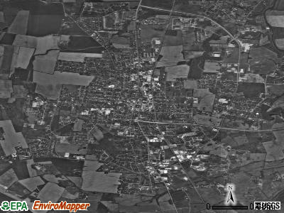 Franklin satellite photo by USGS