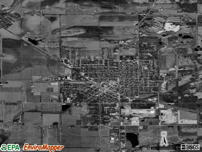 Brookhaven satellite photo by USGS