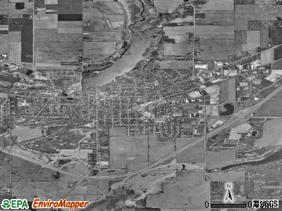Delavan satellite photo by USGS