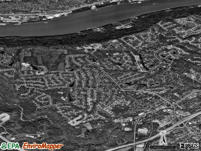 Villa Hills satellite photo by USGS
