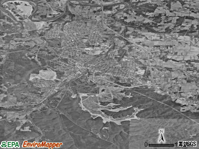 Park Hills satellite photo by USGS