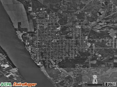 Tell City satellite photo by USGS