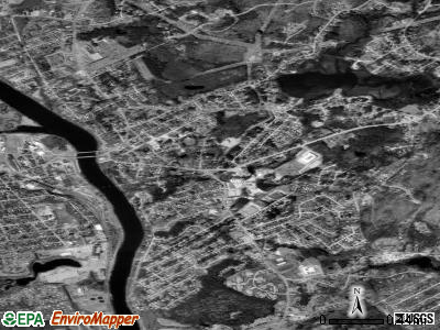 Hudson satellite photo by USGS