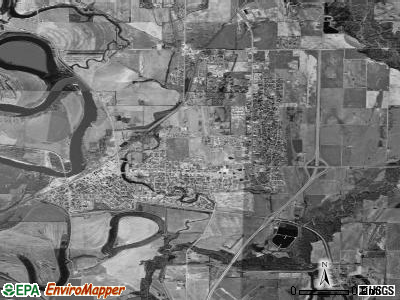 Newport satellite photo by USGS