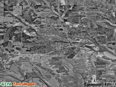 Corbin satellite photo by USGS