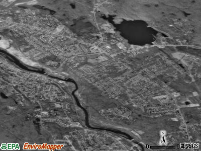 Cumberland Hill satellite photo by USGS