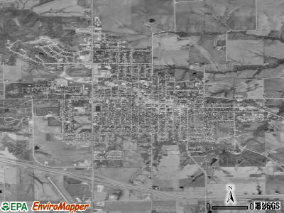 Knoxville satellite photo by USGS