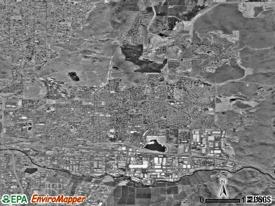 Sparks satellite photo by USGS