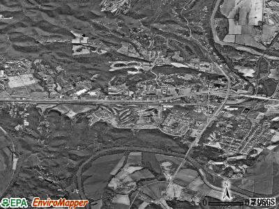 Eureka satellite photo by USGS