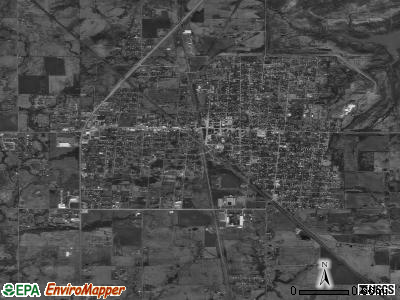 Wagoner satellite photo by USGS