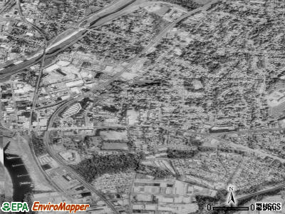 Bladensburg satellite photo by USGS