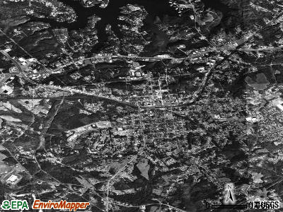 Seneca satellite photo by USGS