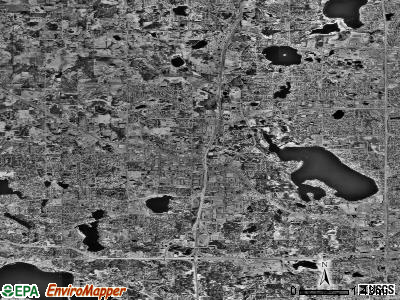 Plymouth satellite photo by USGS