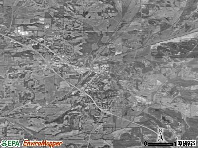 New Albany satellite photo by USGS