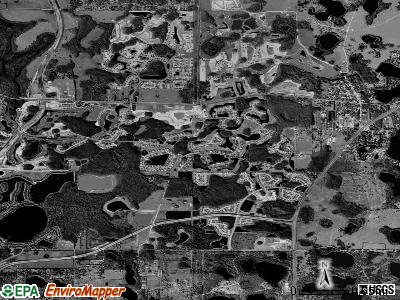 Cheval satellite photo by USGS