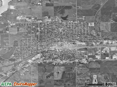 Creston satellite photo by USGS
