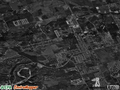 Leander satellite photo by USGS