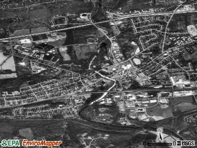 Downingtown satellite photo by USGS