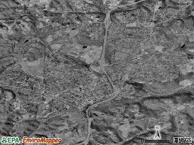 Oak Hill satellite photo by USGS
