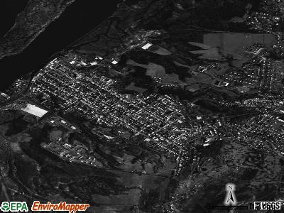 Hudson satellite photo by USGS