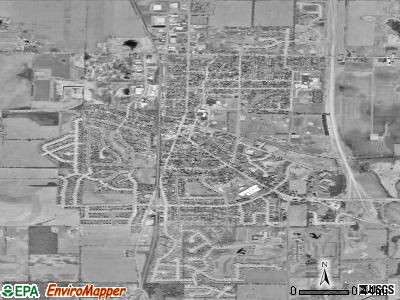 Oregon satellite photo by USGS